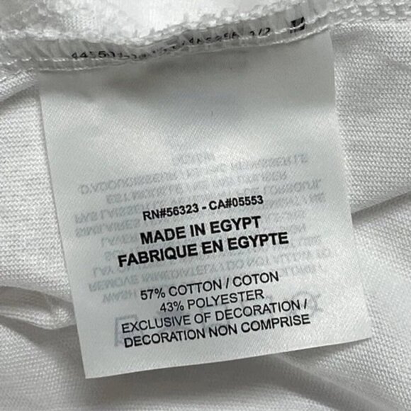 NIKE Dri-Fit Tee Men's Large White Standard Fit Just Do It Logo Short Sleeve NWT - Picture 5 of 12